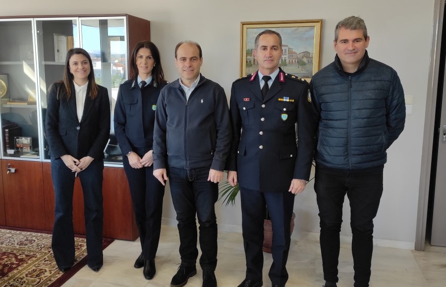 Άρτα: Ο Δήμαρχος Αρταίων συναντήθηκε με τον Διευθυντή της Αστυνομικής Διεύθυνσης Άρτας, ταξίαρχο, κ. Βασίλειο Λαγό