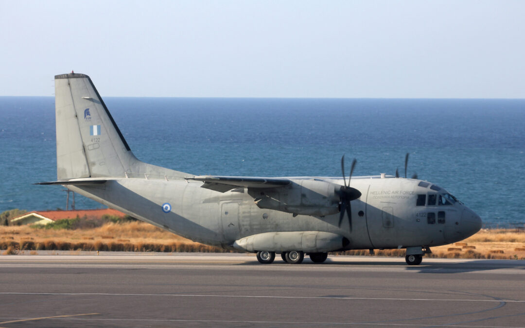 Ένα αεροσκάφος C-27J μετέφερε έναν ασθενή από την Κέρκυρα στα Ιωάννινα