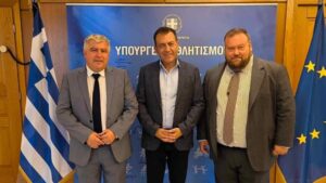 Συναντήσεις με Δένδια και Βρούτση για τον Βουλευτή και τον Δήμαρχο Πρέβεζας