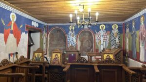 Σε εξέλιξη η αγιογράφηση του Παρεκκλησίου στη Μονή Τσούκας