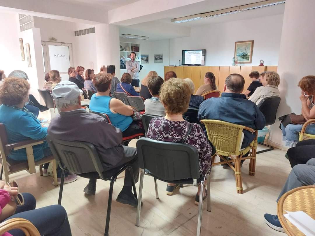 Ενημέρωση των ηλικιωμένων της Ηγουμενίτσας για τις απάτες