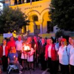 Η «Φλόγα της Αγάπης» στην πλατεία Μαβίλη των Ιωαννίνων, για την εθελοντική αιμοδοσία