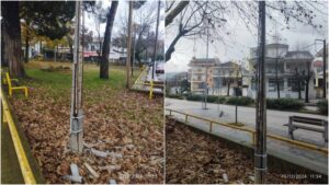 Σοβαρή ανησυχία για τις επικίνδυνες κολώνες στα Σεισμόπληκτα