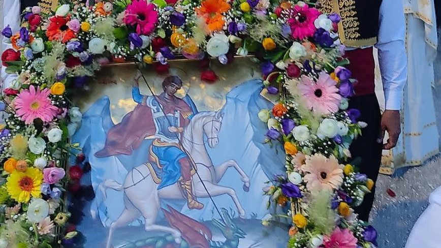 Πανηγυρικός εσπερινός στον Ιερό Ναό του Αγίου Γεωργίου στη Νέα Σελεύκεια