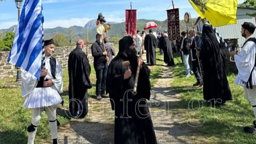 Η λιτανεία της Παναγίας στην Ι.Μ. Μολυβδοσκεπάστου