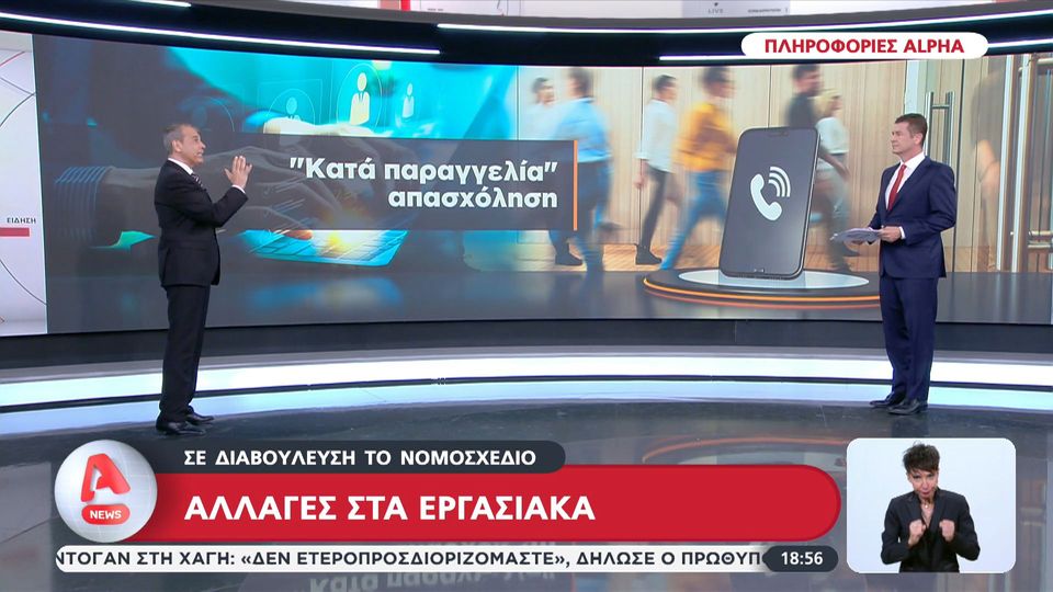 Αλλαγές στα εργασιακά - Νέα παρέμβαση φέρνει πρόσληψη και απόλυση με Sms (βίντεο)