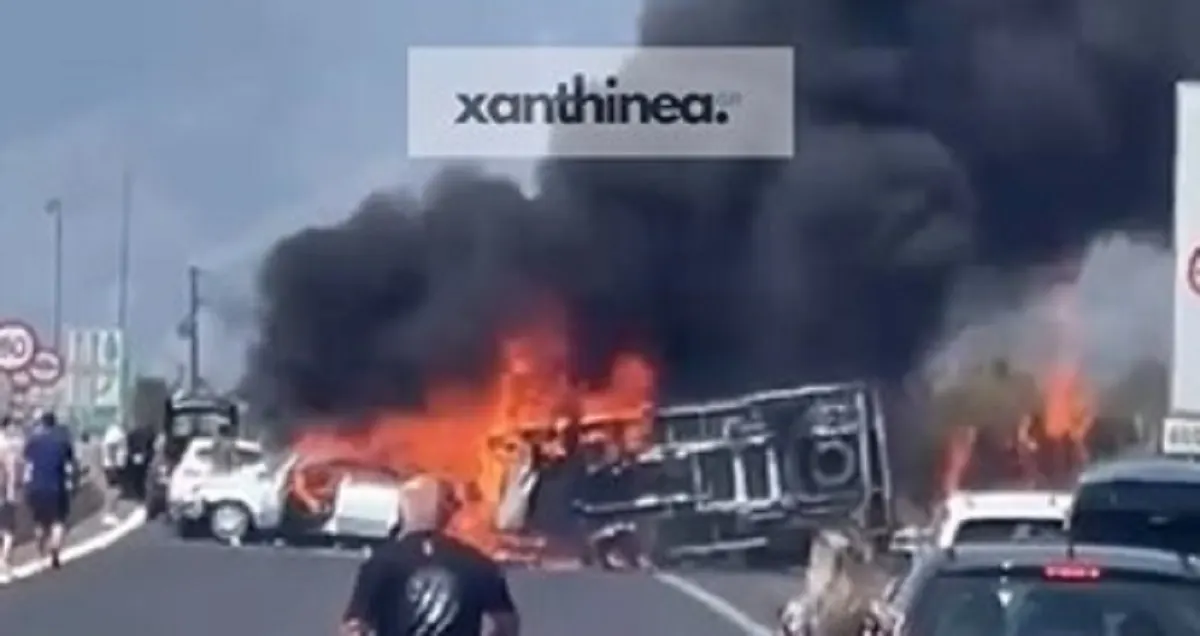 Τραγωδία στον δρόμο του γάμου... Το πολύνεκρο δυστύχημα στην Εγνατία Οδό (βίντεο)