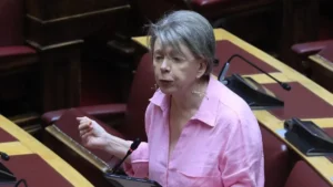 Δεν εξελέγη αντιπρόεδρος της βουλής η Έλενα Ακρίτα – 119 «ναι» και 169 «παρών»