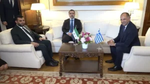 Συνάντηση Γεραπετρίτη με τον Σύρο ομόλογό του – Το θέμα της προστασίας των χριστιανικών πληθυσμών έθεσε μεταξύ άλλων ο Έλληνας ΥΠΕΞ (βίντεο)