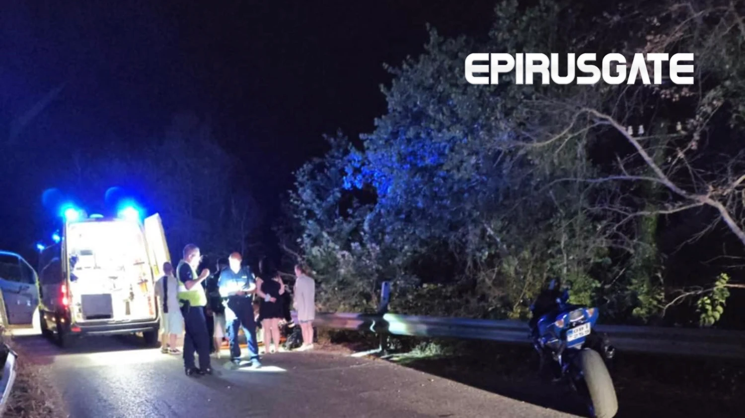 Τροχαίο ατύχημα με μηχανή στη γέφυρα της Τύριας