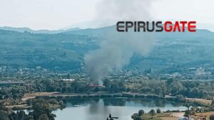 Σε εξέλιξη πυρκαγιά στη Βλαχέρνα Άρτας – Επιχειρούν πυροσβεστικά οχήματα