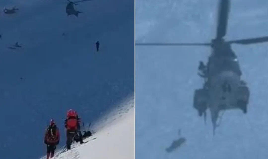 Συγκλονιστικές εικόνες από την ανάσυρση των ορειβατών στα Βαρδούσια (video)