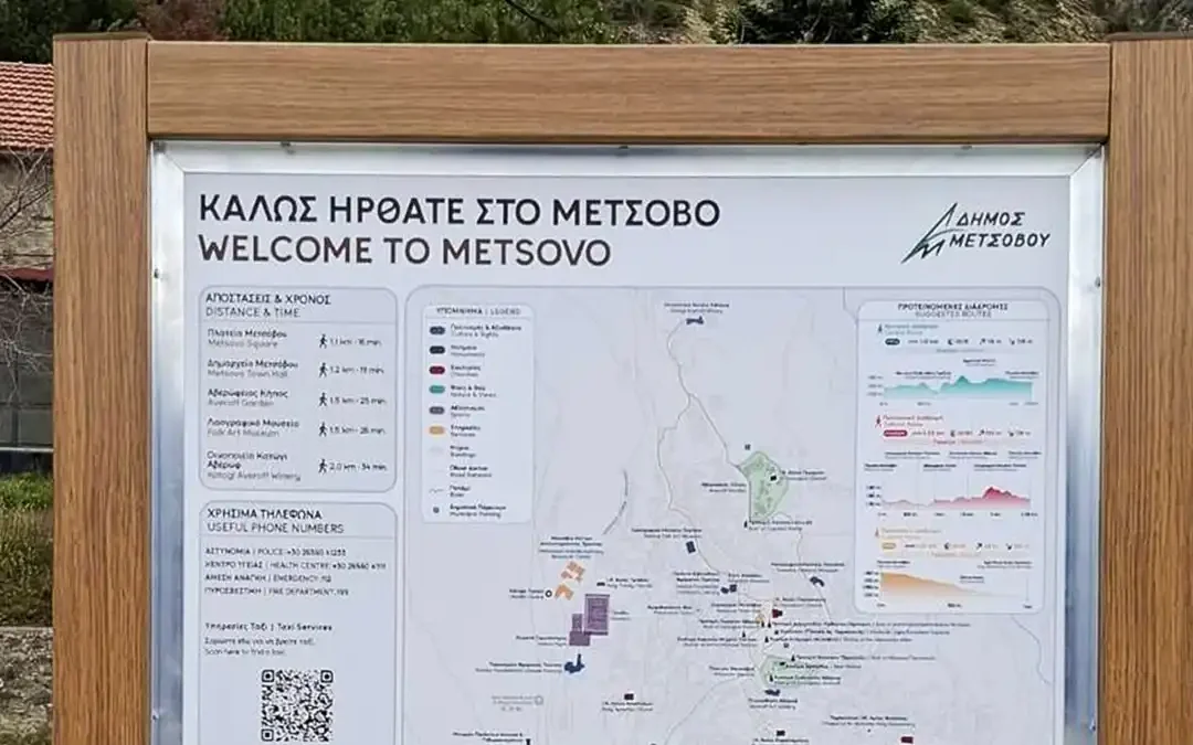 Δήμος Μετσόβου : Τουριστικός οδηγός περιήγησης μέσω εφαρμογής