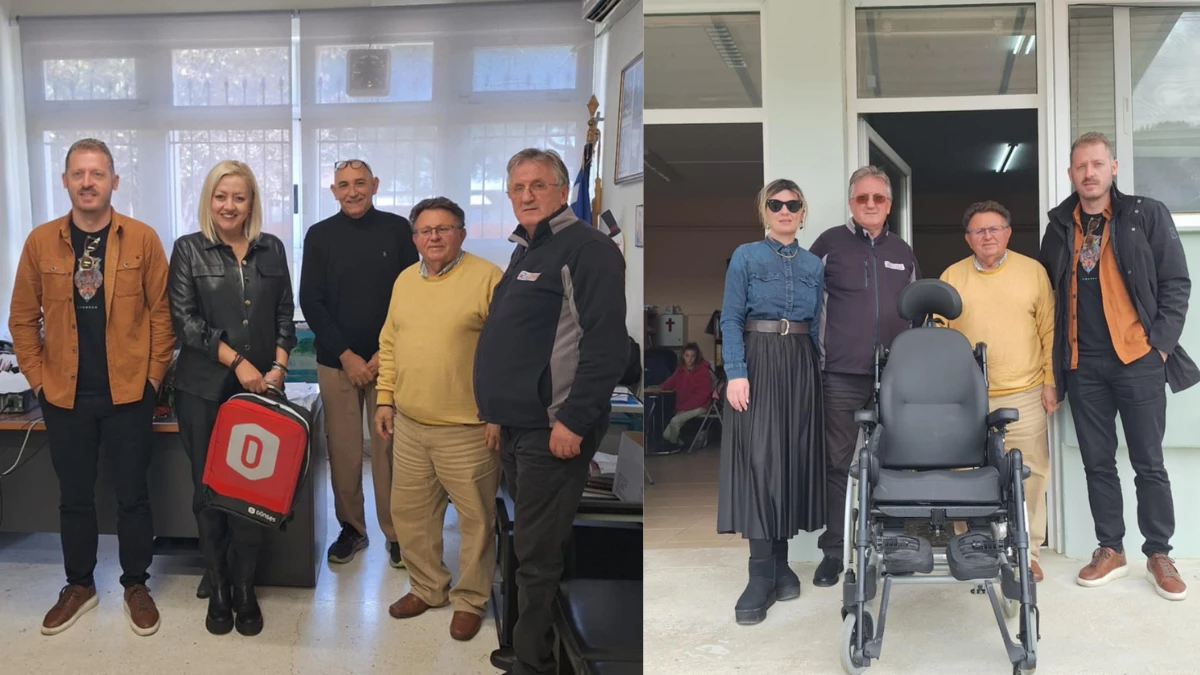 Δήμος Ηγουμενίτσας: Ευχαριστήρια ανακοίνωση για τη δωρεά αναπηρικού αμαξιδίου, ΚΙΤ πρώτων βοηθειών και γραφικής ύλης