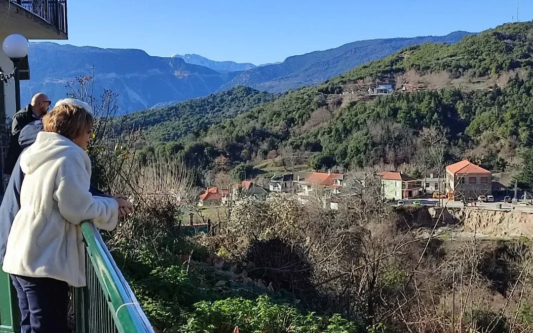 Στην Άγναντα η Γεροβασίλη για τις σοβαρές ζημιές από την κακοκαιρία Adel