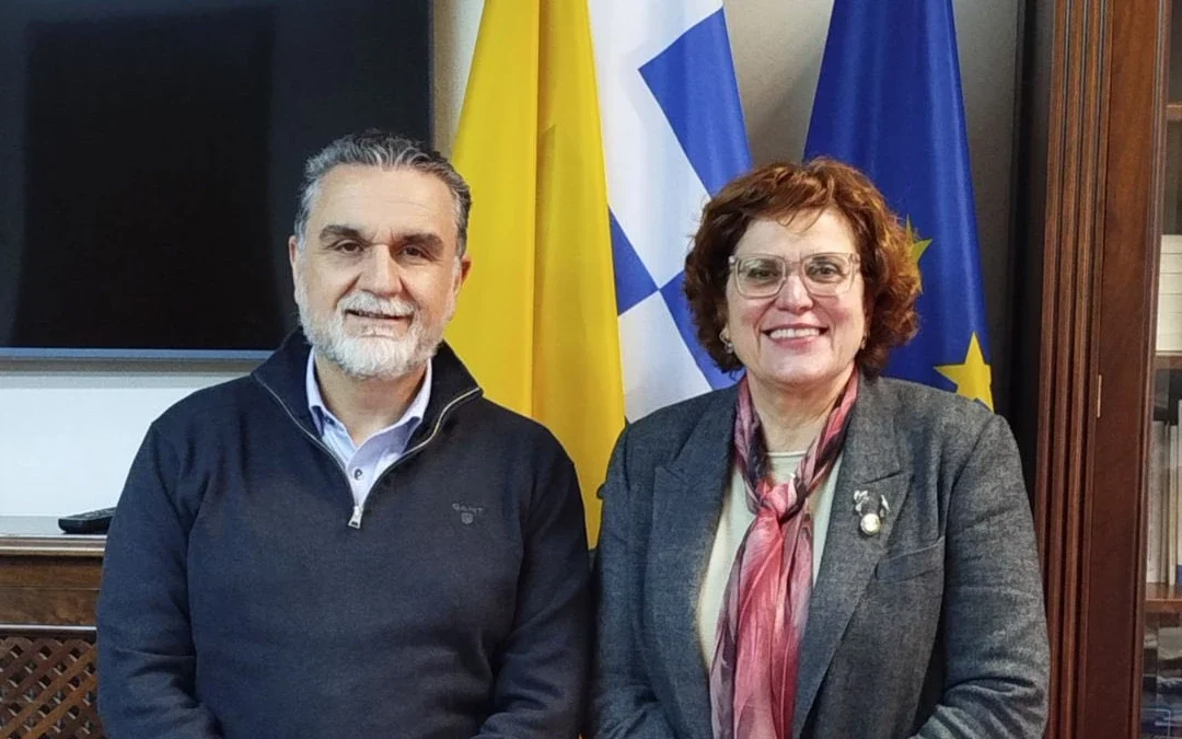 Συνάντηση Τσίμαρη με την Πρύτανη του Πανεπιστημίου Ιωαννίνων για υποδομές, προσωπικό και φοιτητική στέγη