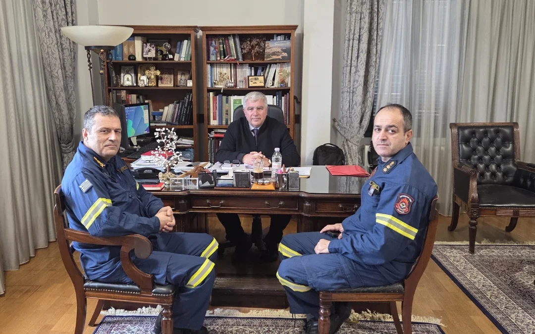 Με τον νέο Διοικητή Π.Υ Νομού Πρέβεζας και τον Διοικητή της Π.Υ Πρέβεζας συναντήθηκε ο Δήμαρχος Ν. Γεωργάκος.