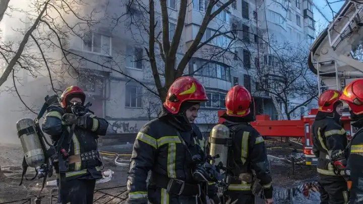 Νυχτερινή αεροπορική επιδρομή της Ρωσίας στην πρωτεύουσα της Ουκρανίας