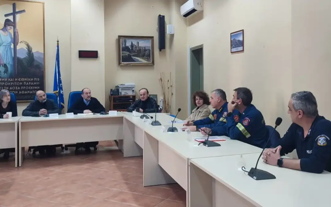 Συνεδρίασε το Επιχειρησιακό Όργανο πολιτικής προστασίας του Δήμου Σουλίου