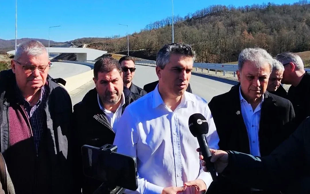 Αυτοψία Χρίστου Δήμα στα εργοτάξια του Ε65 – Στο επίκεντρο τα έργα σε Εγνατία και Ιόνια Οδό