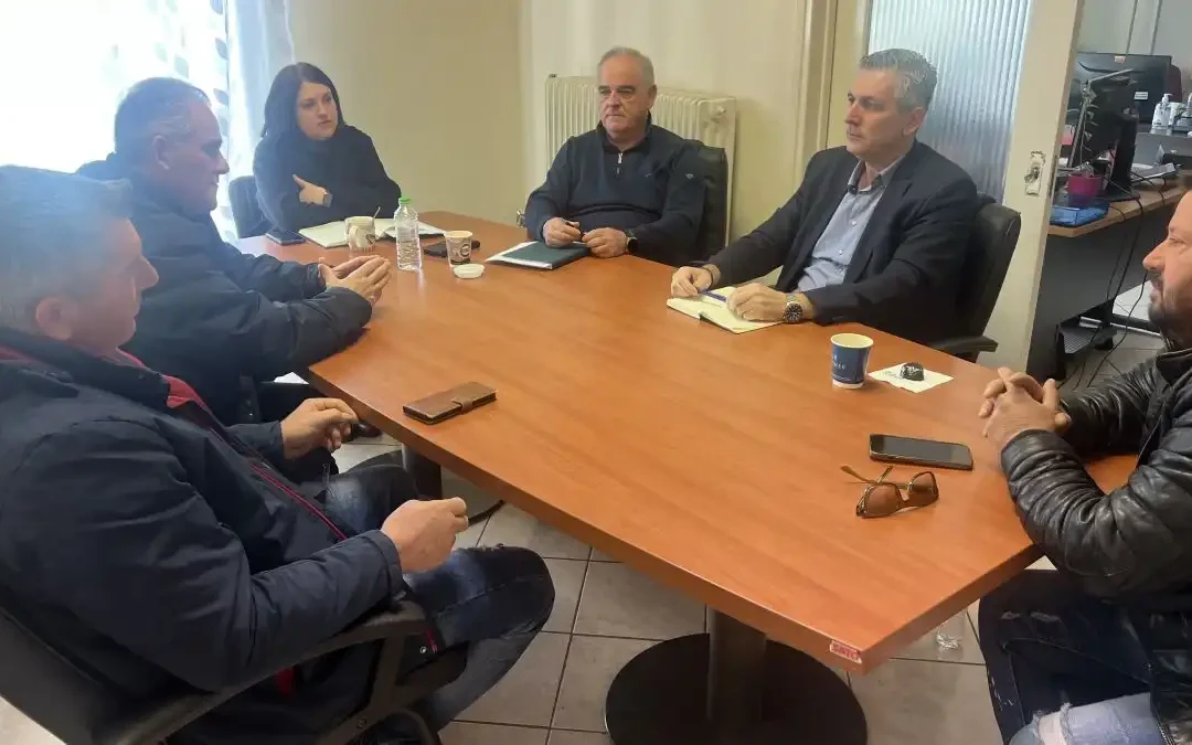 Επίσκεψη του Χρ. Τσιρογιάννη στον Δήμο Νικολάου Σκουφά – Στο “τραπέζι” φράγματα, Αμβρακικός και στήριξη αγροτών