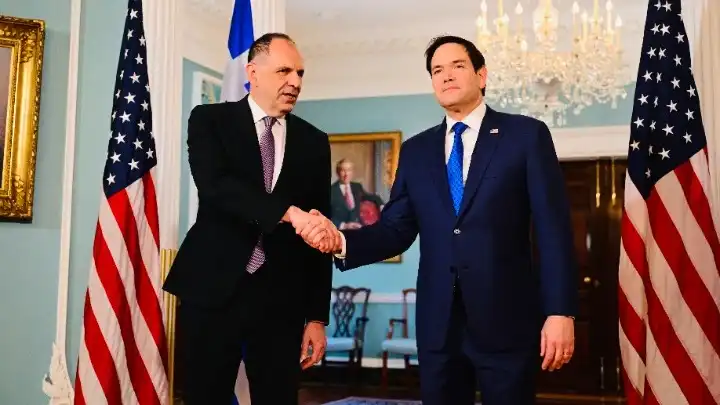 Σε θετικό κλίμα η συνάντηση Γ. Γεραπετρίτη με Μ. Ρούμπιο