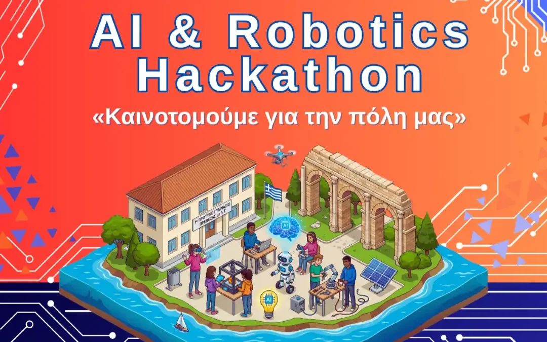 1ο AI & Robotics Hackathon στο 1ο Πρότυπο Γυμνάσιο Πρέβεζας