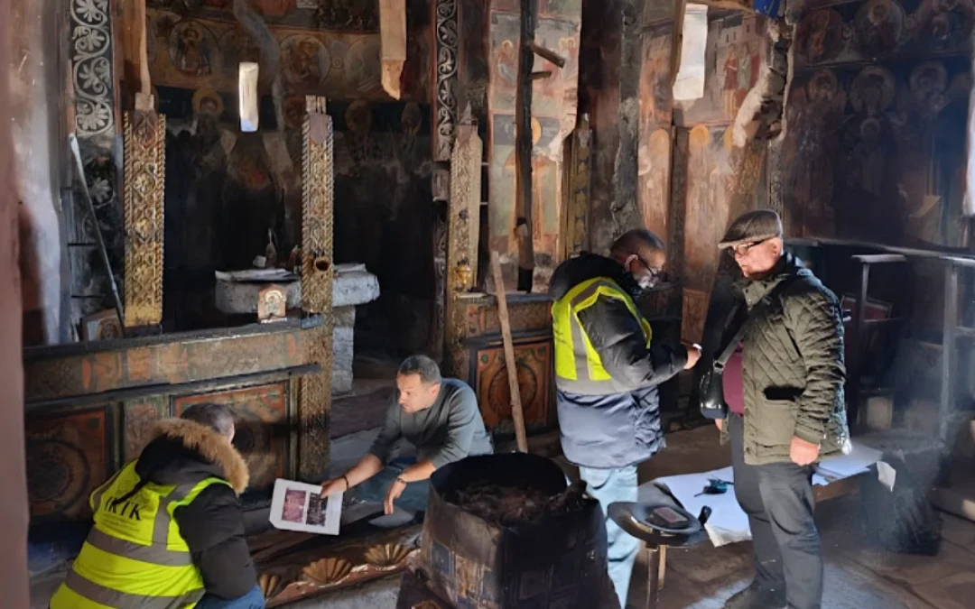 Συντηρούνται οι παλαιές αγιογραφίες της ιστορικής Μονής Σπηλαίου Αργυροκάστρου