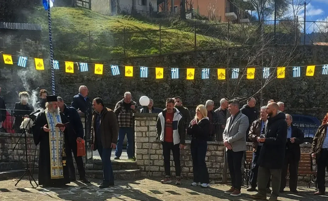 Δίστρατο Κόνιτσας: Με μία μαθήτρια η παρέλαση της 25ης Μαρτίου (βίντεο)