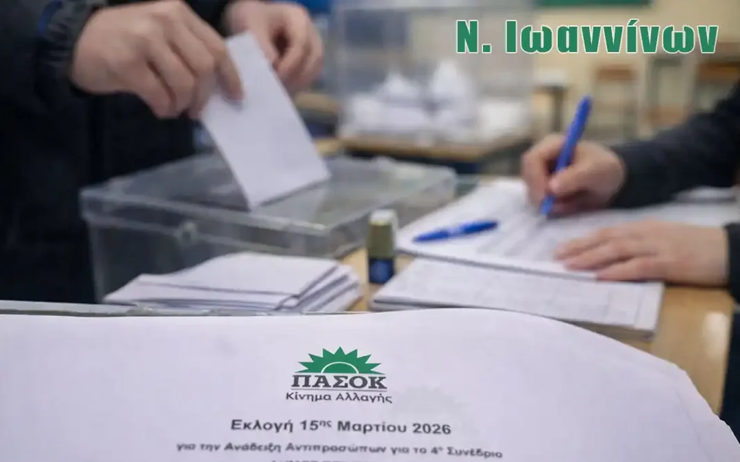 Εσωκομματικές εκλογές ΠΑΣΟΚ: Όλα τα ονόματα των συνέδρων, η πρωτιά στο Δήμο Ιωαννιτών