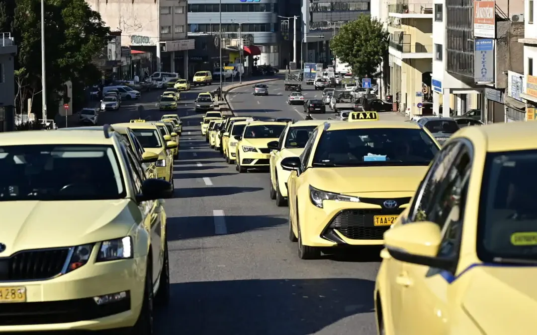 Χειρόφρενο «τραβούν» ξανά αύριο τα ταξί