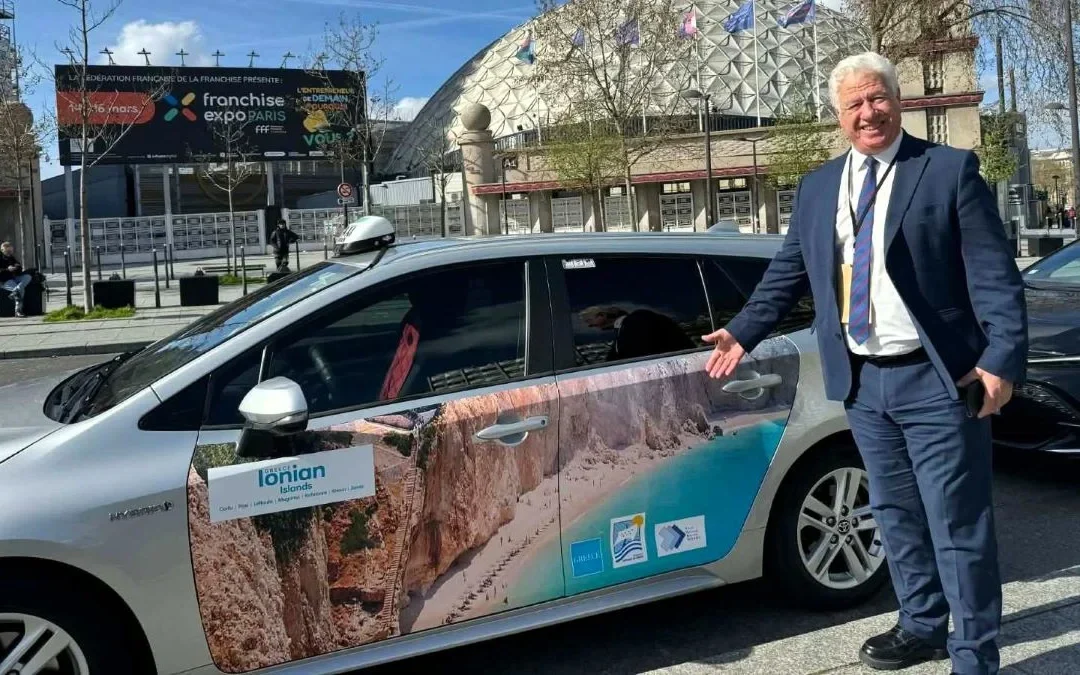 Με «άρωμα» Ιονίων Νήσων κυκλοφορούν ταξί στο Παρίσι