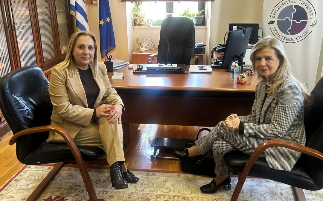 Σχολεία Ηπείρου: Ελλείψεις, υποδομές και σεισμικοί έλεγχοι στη συνάντηση Τζούφη – Μπέση