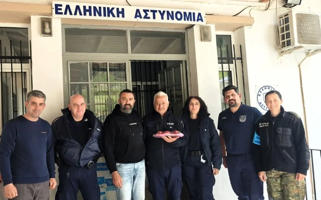 Ευχές και μήνυμα στήριξης στο προσωπικό του Συνοριακού Σταθμού Κεφαλοβρύσου και της Frontex