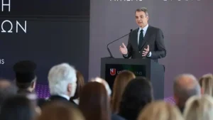 Ο Κ. Μητσοτάκης στα εγκαίνια του παραρτήματος του Πανεπιστημίου Λευκωσίας στην Αθήνα