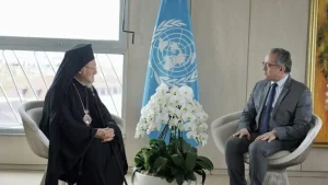 Βαρθολομαίος – UNESCO: Συνάντηση για ειρήνη και πολιτιστική κληρονομιά και η Πρέβεζα