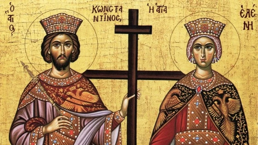 Εορτασμός Αγίων Κωνσταντίνου και Ελένης σε Κεφαλόβρυσο και Γηροκομείο