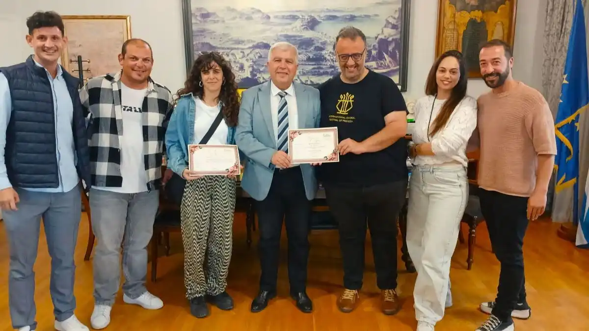 Ο Δήμαρχος Πρέβεζας συνεχάρη την «Αρμονία» για το χρυσό μετάλλιο στη Θεσσαλονίκη