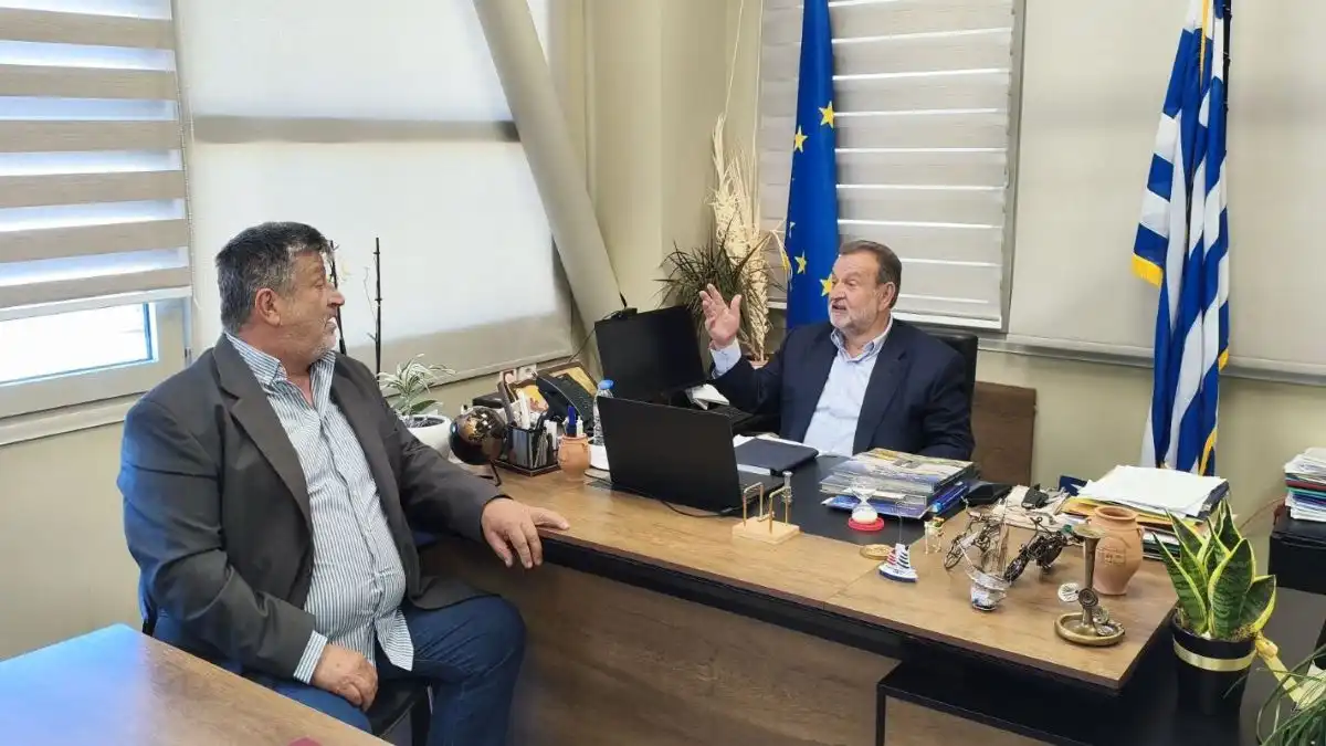 Συνάντηση Καψάλη – Κεγκέρογλου στην Κρήτη με επίκεντρο συνεργασίες και ανάπτυξη
