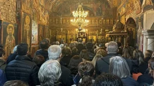 Θεία λειτουργία για τις μητέρες στην ιστορική Μονή Παλιουρής