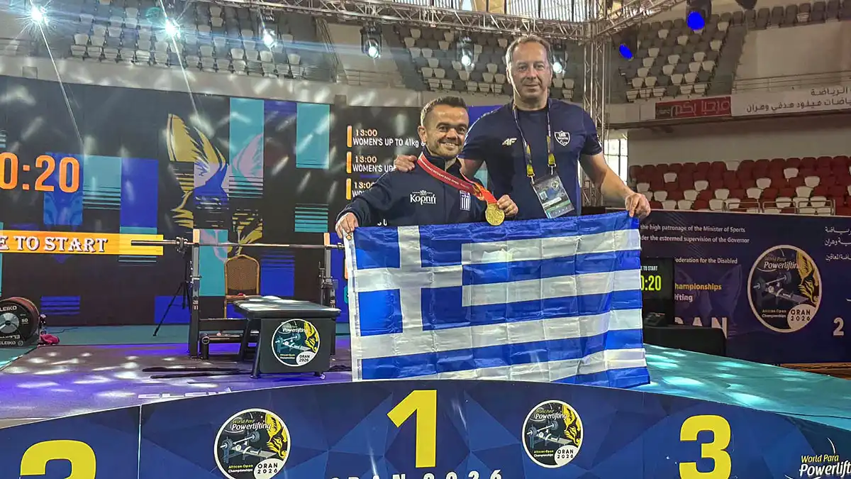 Δημήτρης Μπακοχρήστος: Χρυσό μετάλλιο στο African Open Championships 2026
