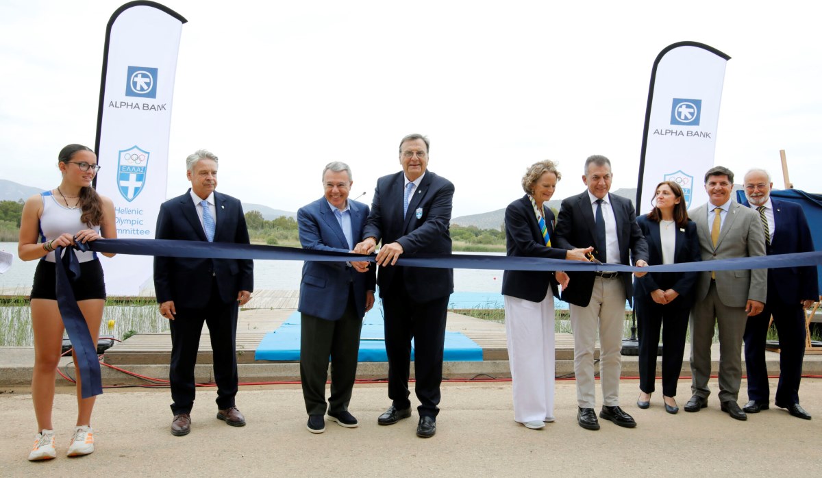 Σχοινιάς: Εγκαινιάστηκε το ανακαινισμένο Ολυμπιακό Κωπηλατοδρόμιο (video)
