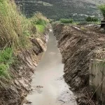 Καθαρισμός τάφρου στο Καναλάκι μετά τις χειμωνιάτικες νεροποντές