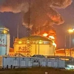 Η Ουκρανία χτύπησε αντλιοστάσιο πετρελαίου που τροφοδοτεί τη Μόσχα