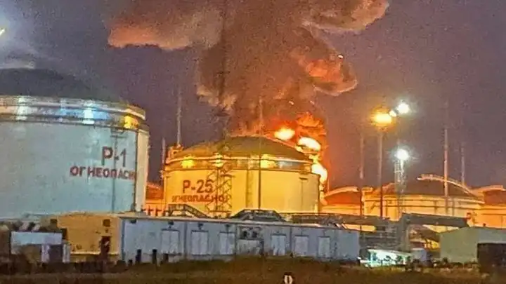 Η Ουκρανία χτύπησε αντλιοστάσιο πετρελαίου που τροφοδοτεί τη Μόσχα