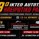 Ιωάννινα: Με 25 συμμετοχές το 29ο Autotest Ηπειρωτικό Ράλλυ στις 13-14 Ιουνίου