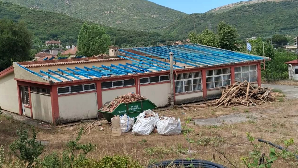 Ξεκίνησαν οι εργασίες αποκατάστασης στο παλιό Δημοτικό Σχολείο Καρτερίου
