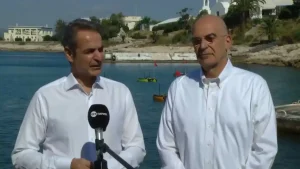 Μητσοτάκης από τη Σχολή Ναυτικών Δοκίμων: Υποχρέωσή μας να είμαστε στην πρώτη γραμμή της τεχνολογίας (βίντεο)