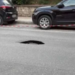 Ιωάννινα: Η λακκούβα-κρατήρας στην οδό Σουλίου… μεγαλώνει – Έντονες διαμαρτυρίες οδηγών