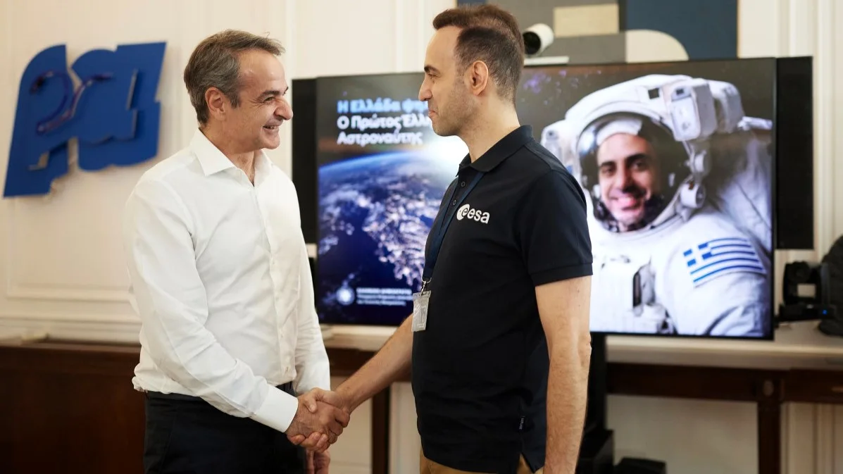 «Στο άπειρο και ακόμα παραπέρα»: Η ανάρτηση Μητσοτάκη για τον Έλληνα αστροναύτη